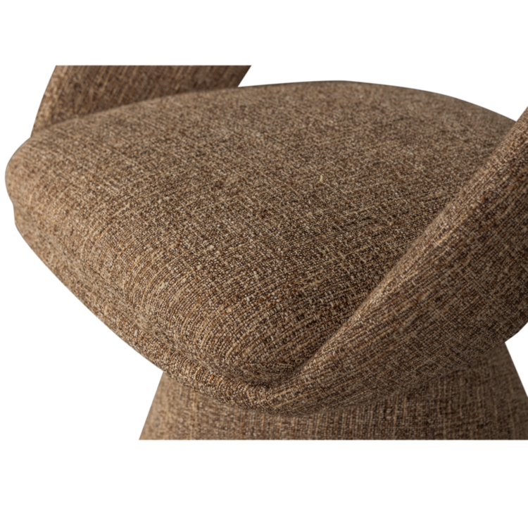 WOOOD woood | Eetkamerstoel draaibaar Winter zand melange