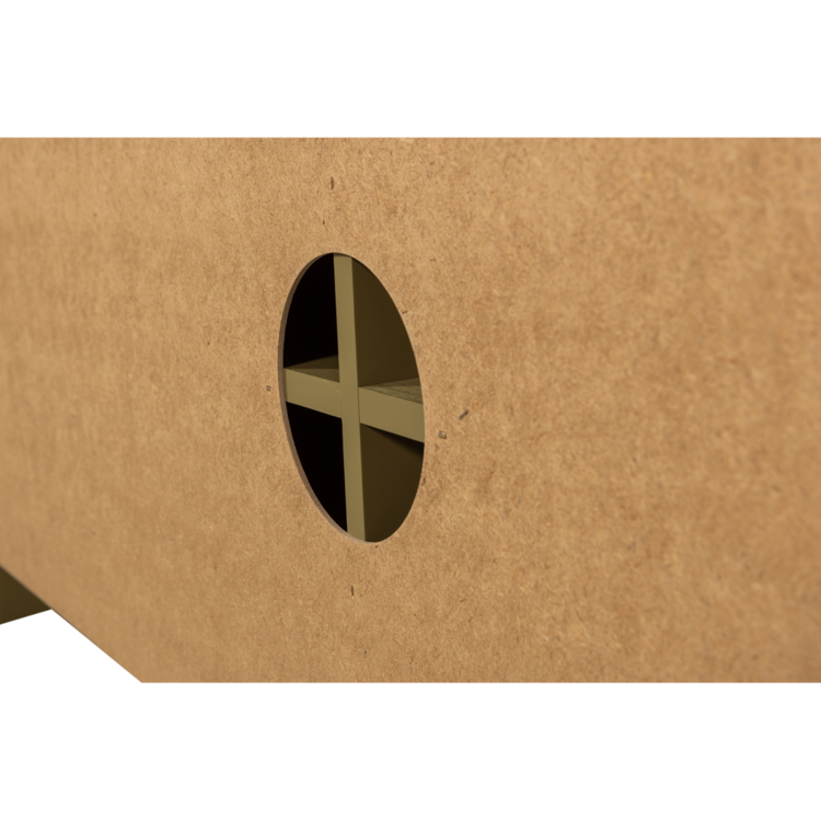 WOOOD Woood | TV meubel Basu 152 cm grenen moss