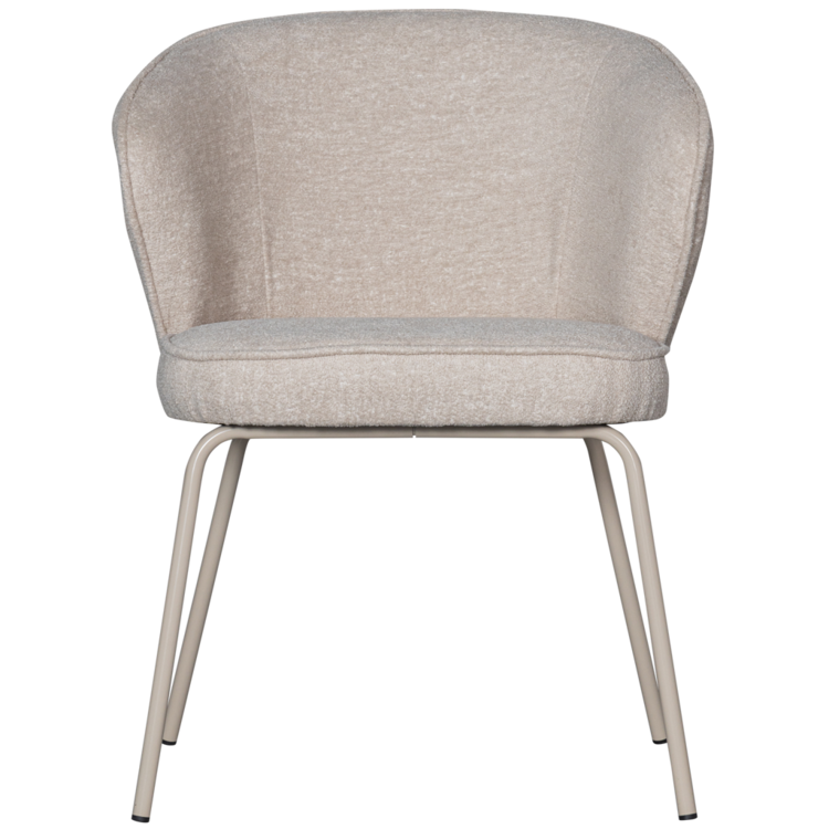 WOOOD Woood | Eetkamerstoel Admit wollig pebble