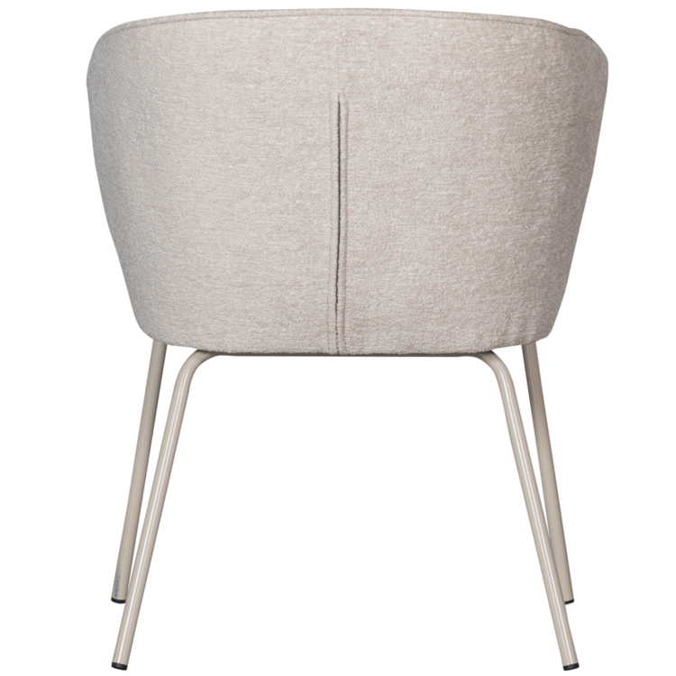 WOOOD Woood | Eetkamerstoel Admit wollig pebble