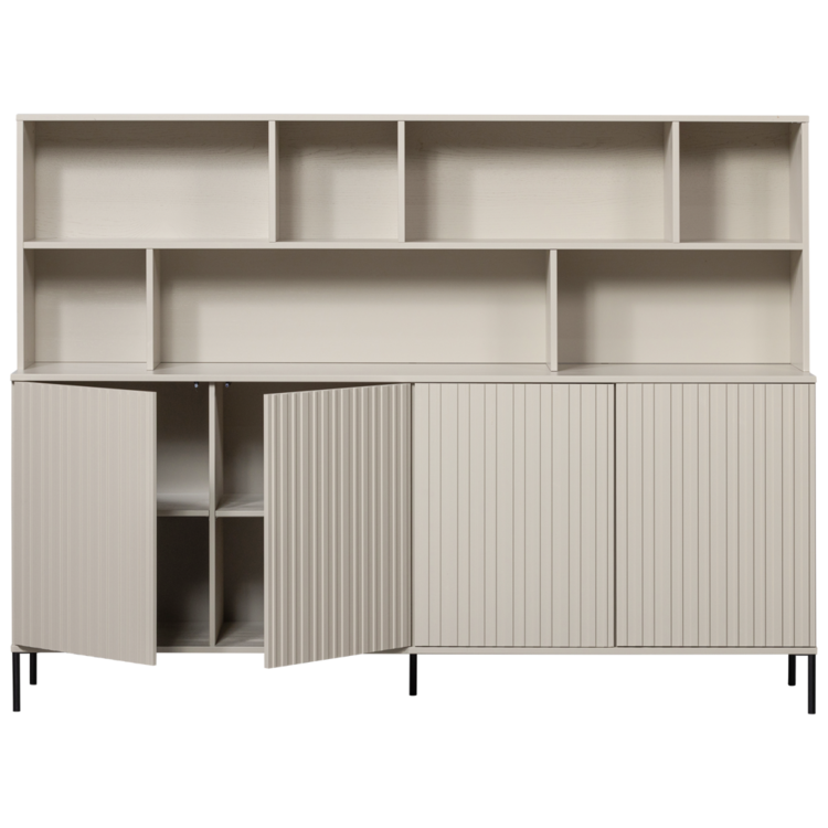 WOOOD Woood | Wandkast New gravure grenen dust