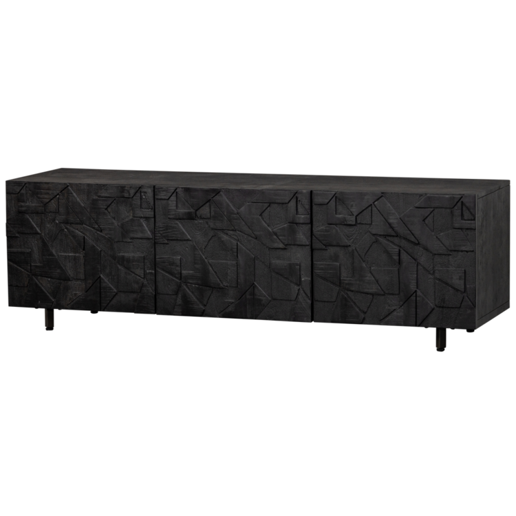 WOOOD Woood | Tv meubel Counter mango zwart