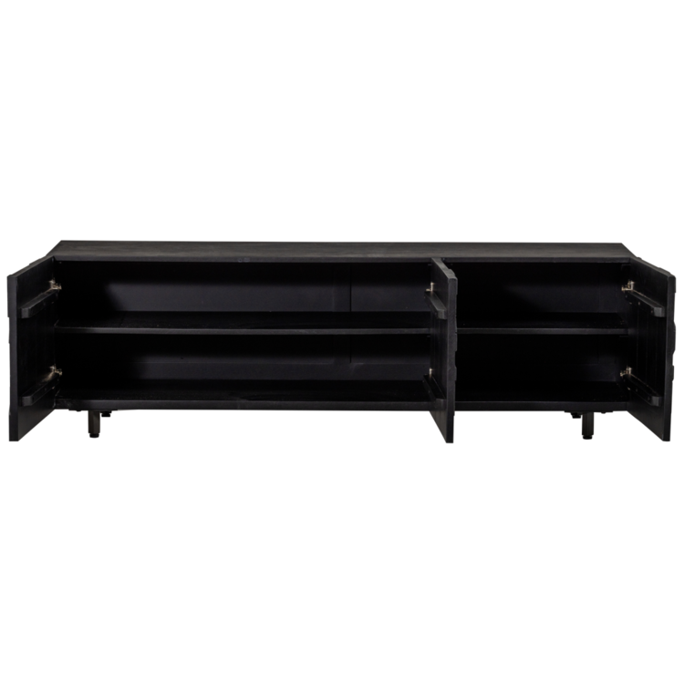 WOOOD Woood | Tv meubel Counter mango zwart