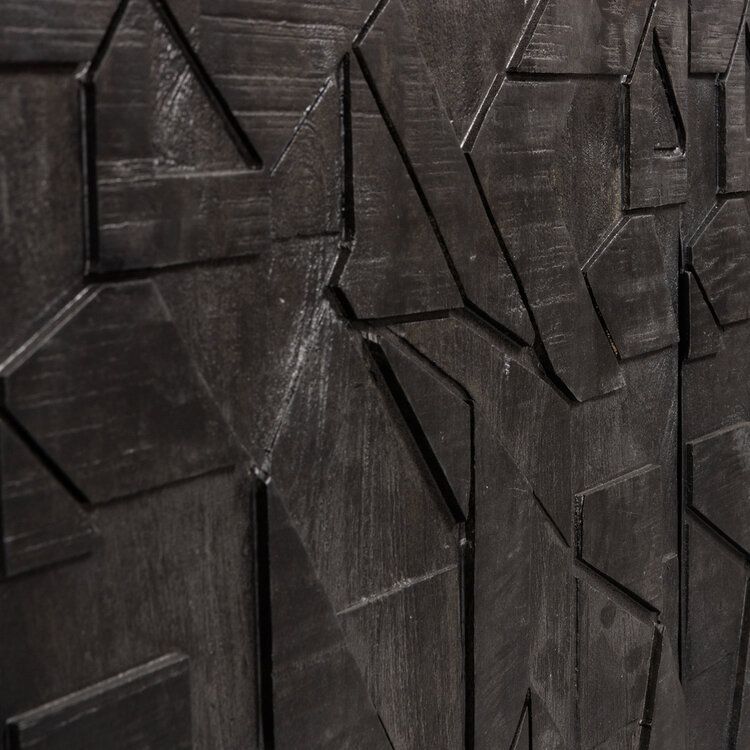 WOOOD Woood | Tv meubel Counter mango zwart