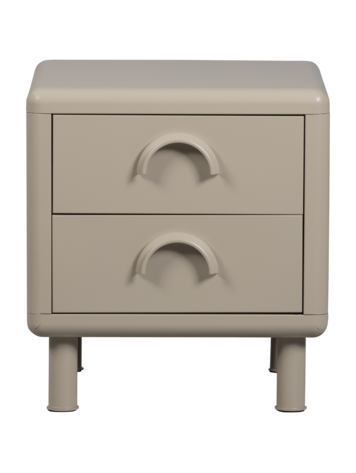 WOOOD Woood | Nachtkastje Rune metaal zand