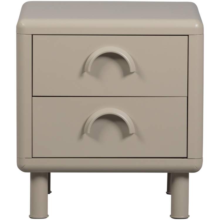 WOOOD Woood | Nachtkastje Rune metaal zand