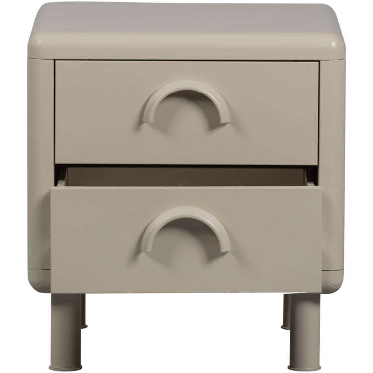 WOOOD Woood | Nachtkastje Rune metaal zand