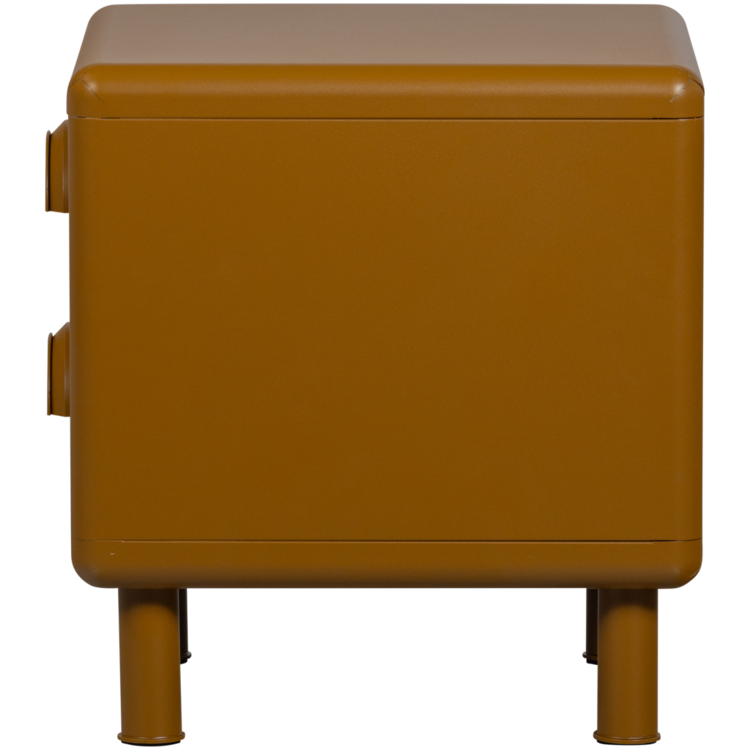 WOOOD Woood | Nachtkastje Rune metaal honinggeel