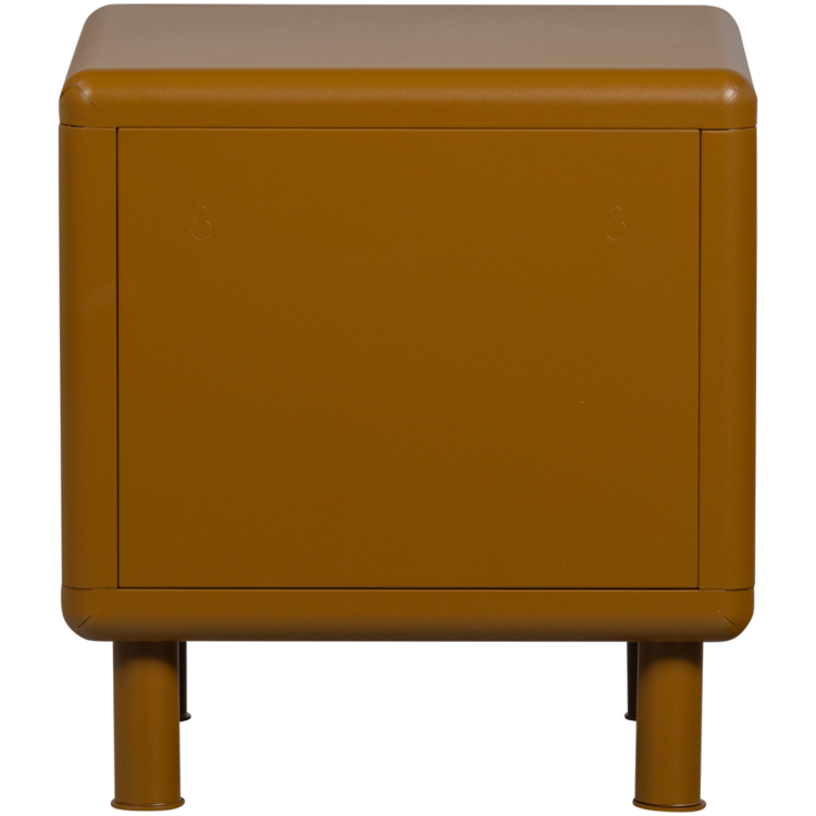 WOOOD Woood | Nachtkastje Rune metaal honinggeel