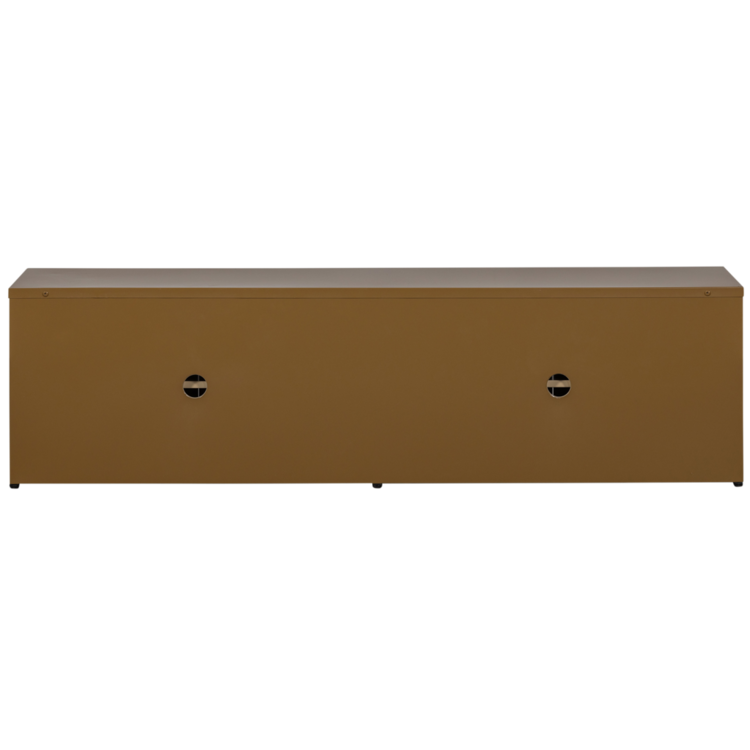 WOOOD Woood | TV meubel Level 160cm metaal honinggeel