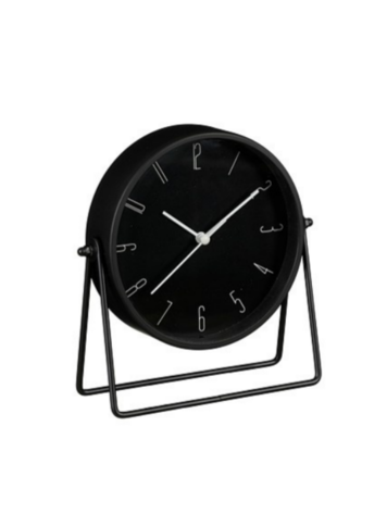 Selected by Selected by | Klok Corky zwart 18cm