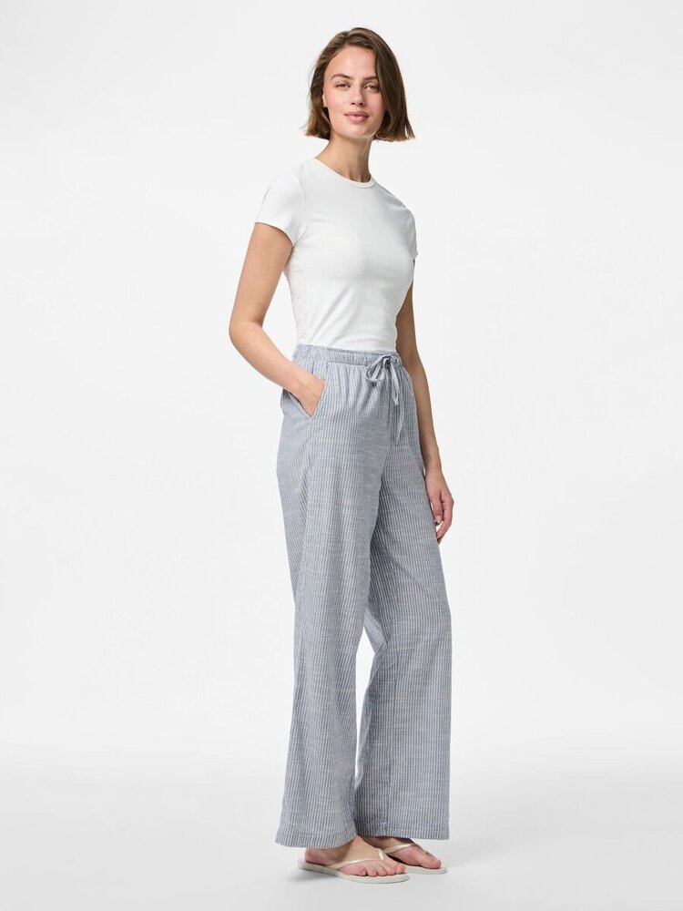 Pieces Pieces | Broek Apia wide coronet blue