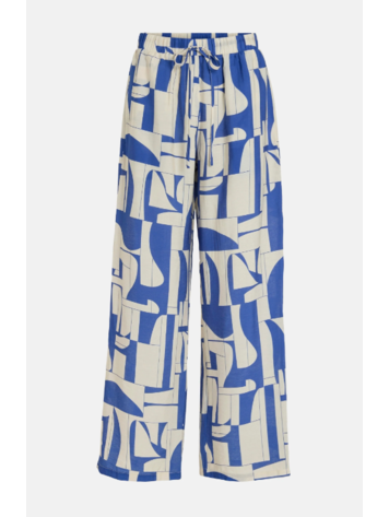 Vila Vila | Broek Sasja birch/blue