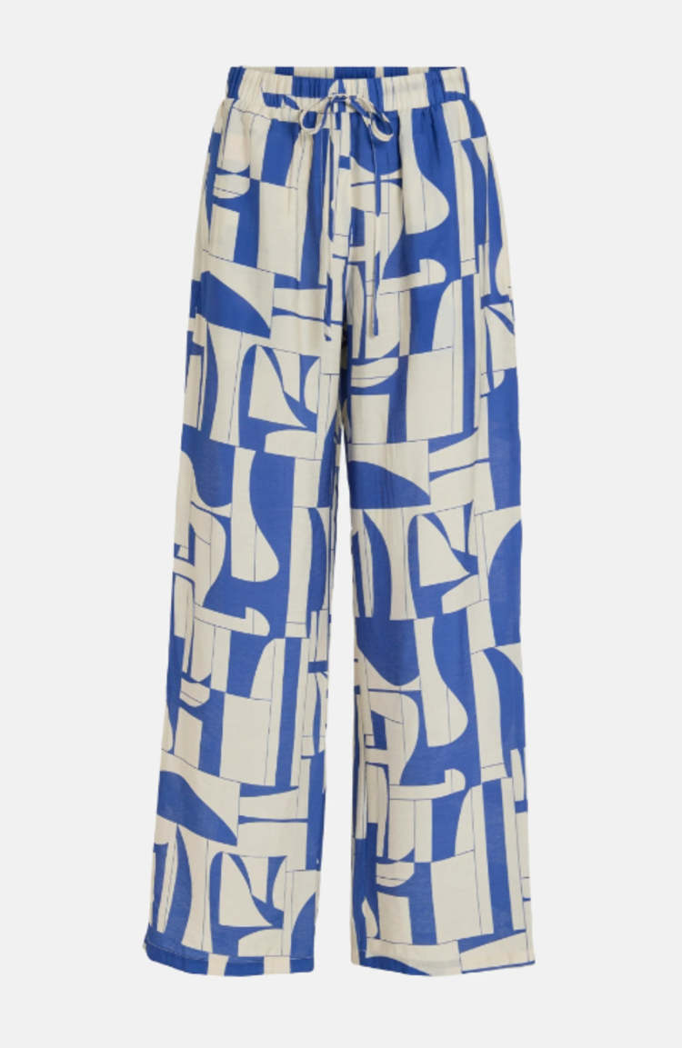 Vila Vila | Broek Sasja birch/blue