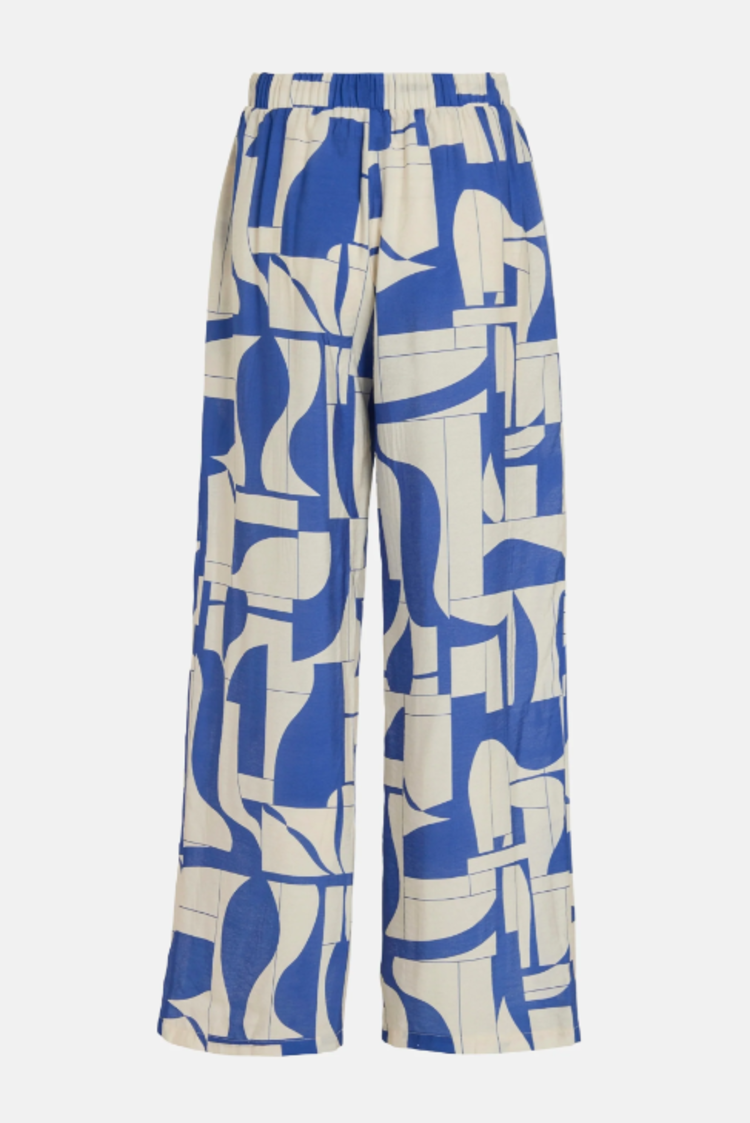 Vila Vila | Broek Sasja birch/blue