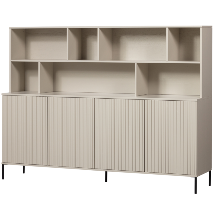 WOOOD Woood | Wandkast New gravure grenen dust