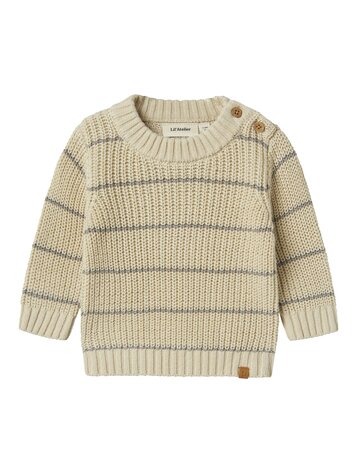 Lil Atelier Lil Atelier | Sweater Emlen stripe turtledove