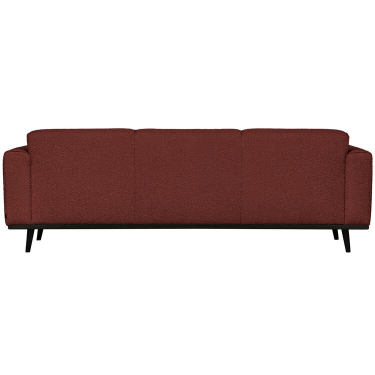 WOOOD BePureHome | 3-zits bank Statement 230cm bouclé chestnut