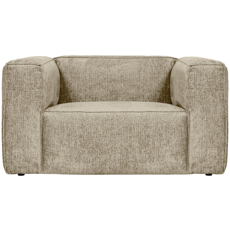 WOOOD. Woood | Fauteuil structure velvet buttermilk