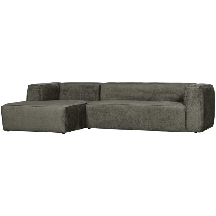 WOOOD. Woood | Bean hoekbank links structure velvet waterplant