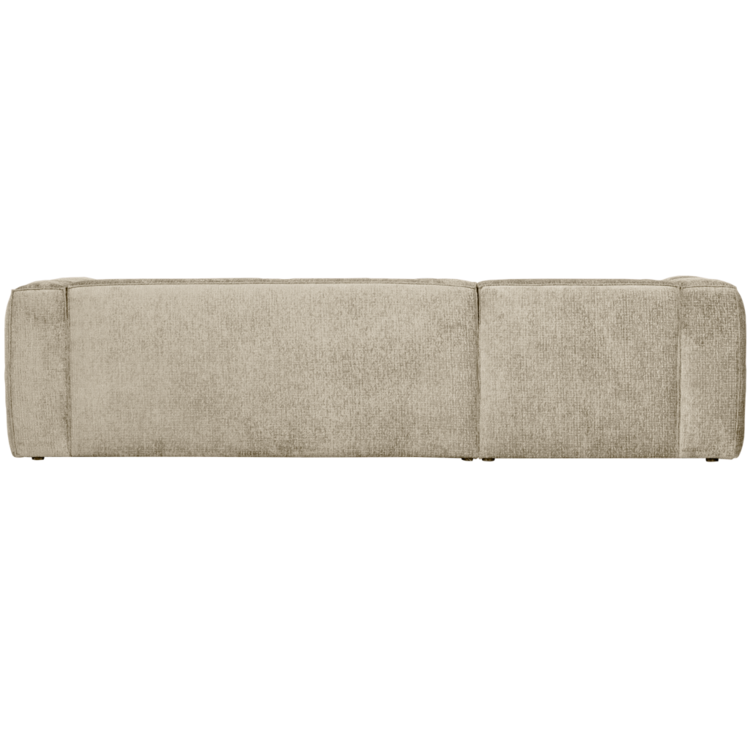 WOOOD. Woood | Bean hoekbank links structure velvet buttermilk