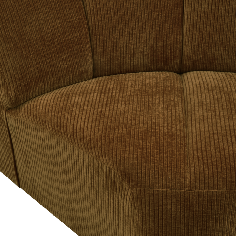 WOOOD Woood | Mojo hoekelement ribstof honinggeel