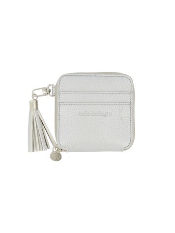 Zusss Zusss | Portemonee met kwastje zilver