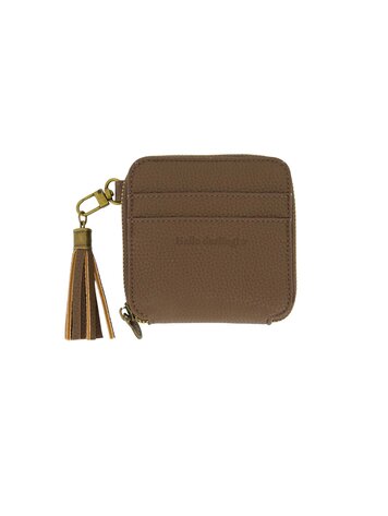 Zusss Zusss | Portemonee met kwastje chocoladebruin