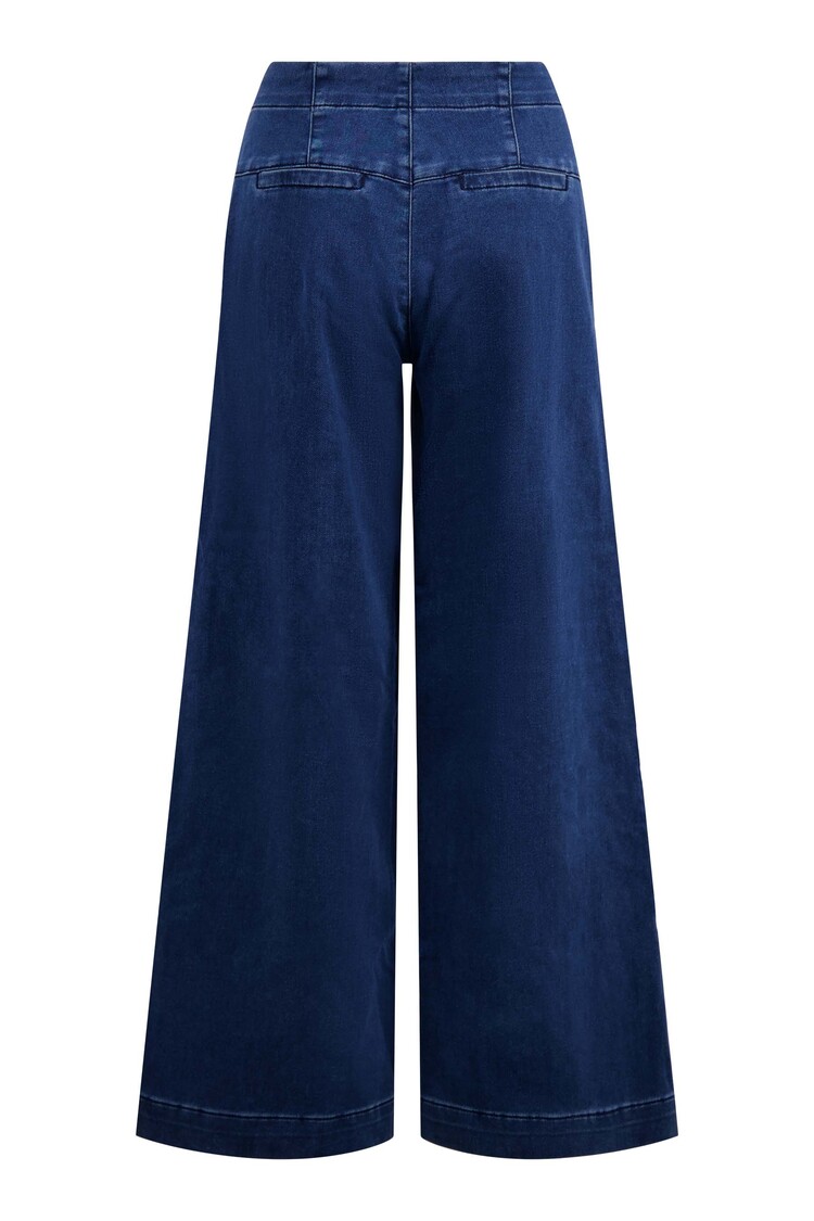 Zusss Zusss | Broek van jogger denim mid blue