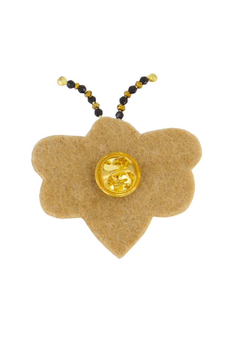 Zusss Zusss | Broche vlinder moss green