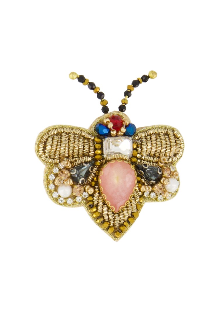 Zusss Zusss | Broche vlinder moss green