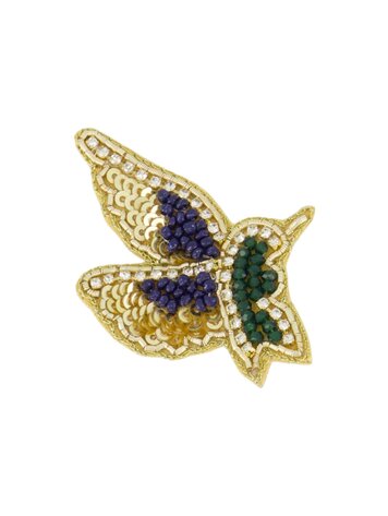 Zusss Zusss | Broche kolibri moss green