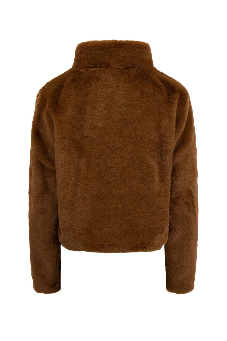 Zusss Zusss | Jasje faux fur mid brown