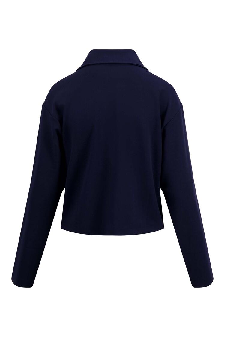 Zusss Zusss | Jasje kort met zakken navy