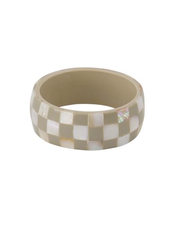 Zusss Zusss | Armband brede blok off white