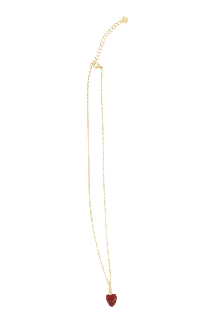 Zusss Zusss | Ketting rood hartje