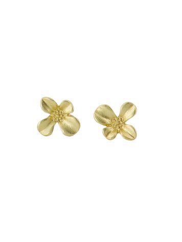 Zusss Zusss | Oorbellen studs bloem goud
