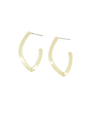 Zusss Zusss | Oorbellen ovaal goud