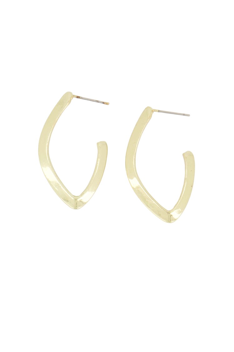 Zusss Zusss | Oorbellen ovaal goud