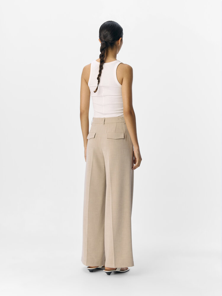 Object Object | Broek Ivy wide tanning melange