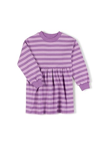 Nixnut Nixnut | Jurk Fod purple stripe