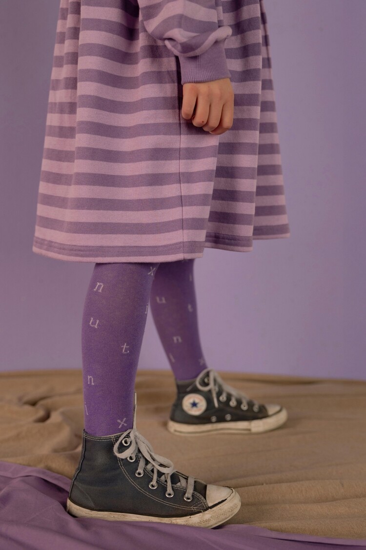 Nixnut Nixnut | Jurk Fod purple stripe