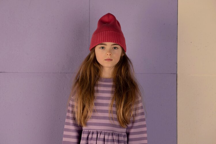 Nixnut Nixnut | Jurk Fod purple stripe