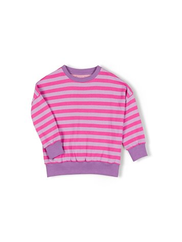 Nixnut Nixnut | Sweater Rel pinky stripe