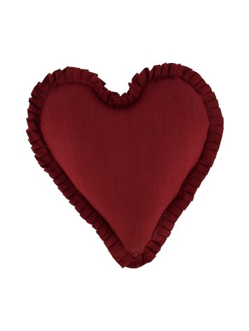 Zusss Zusss | Kussen hartvorm 36x40cm port