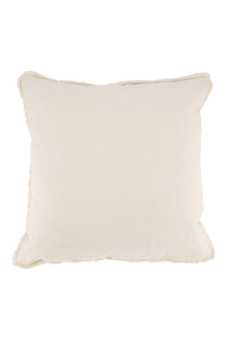 Zusss Zusss | Kussen velvet hartjes 45x45cm off white