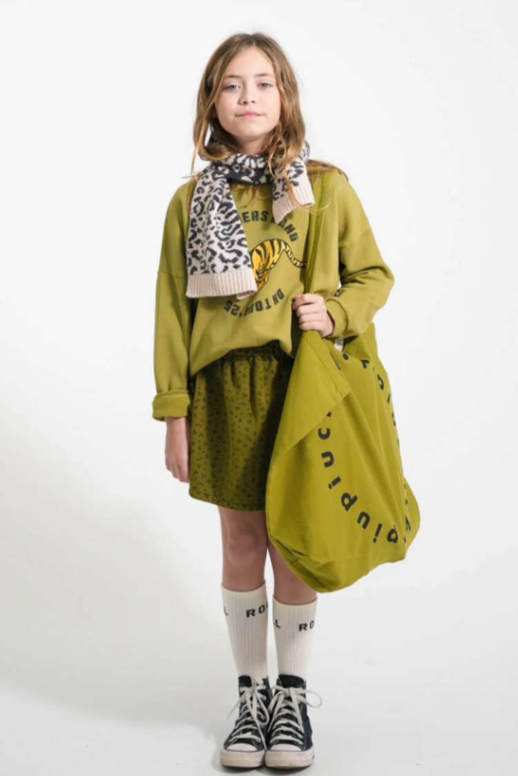 Piupiuchick Piupiuchick | Sweater tiger olive green