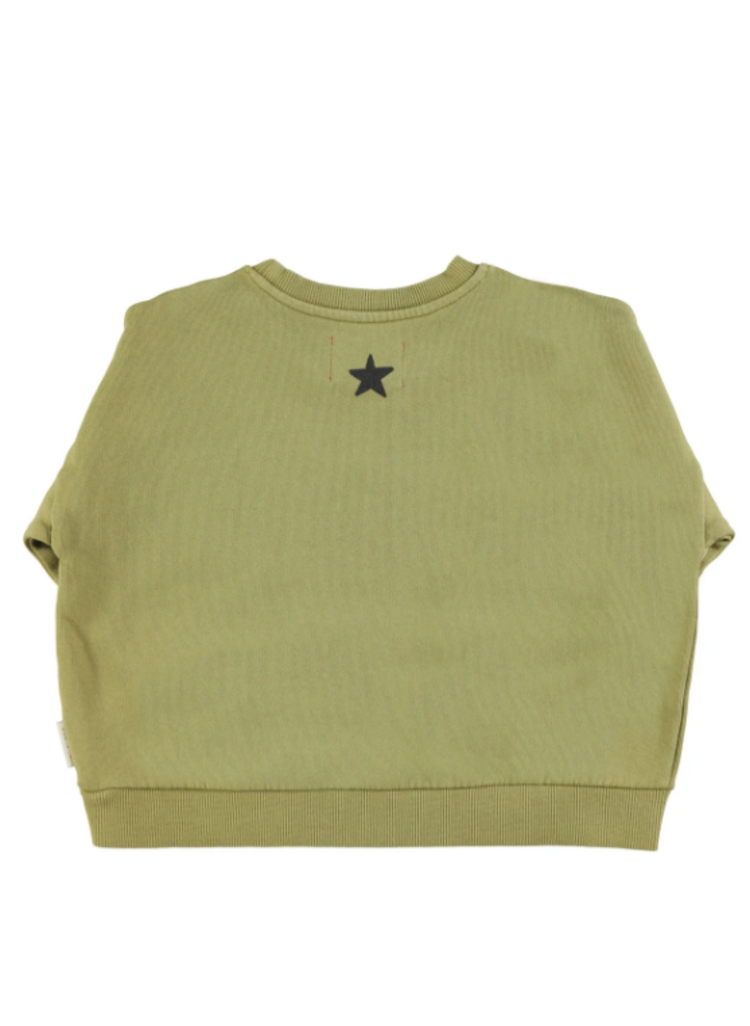 Piupiuchick Piupiuchick | Sweater tiger olive green