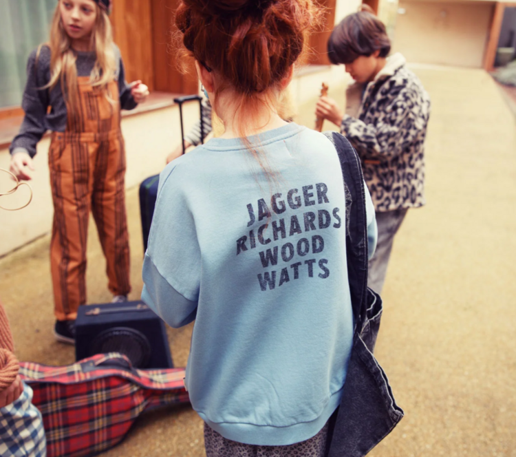 Piupiuchick Piupiuchick | Sweater Rock stars blue