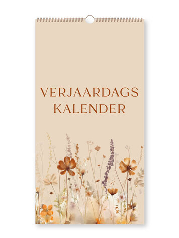 Jots Jots | Verjaardagskalender Wilde bloemen